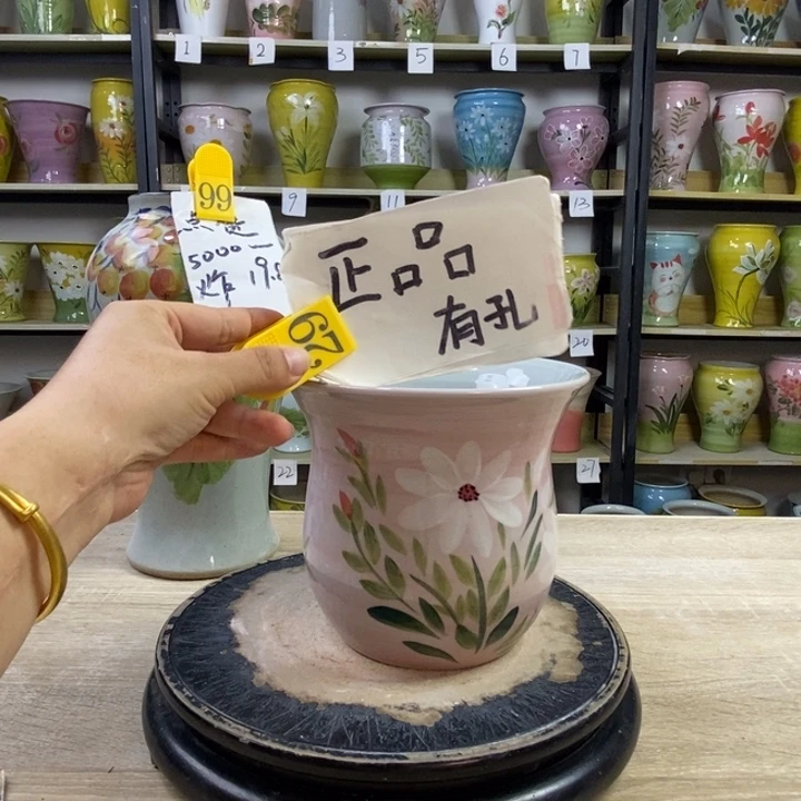景德镇高温陶瓷花盆
