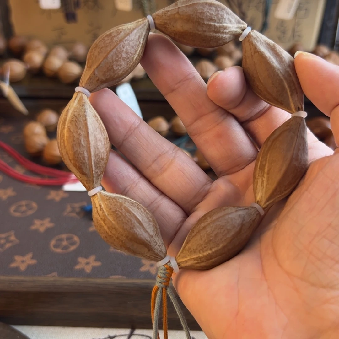 吊坠橄榄核梅林大榄核素串文玩手串