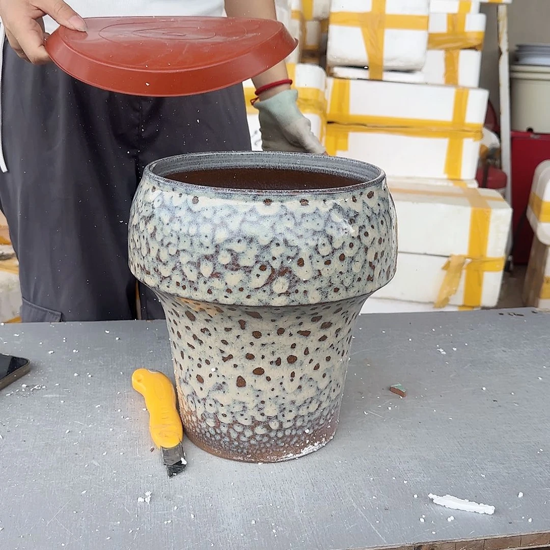 紫砂花盆王嫂花盆0926-133高26口24