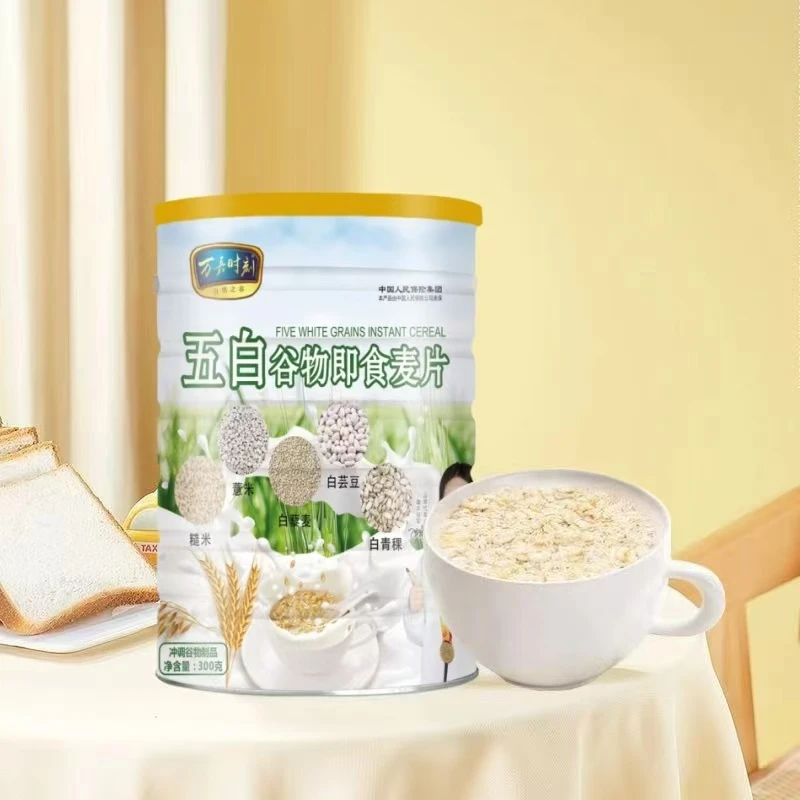 【到手4罐】五白谷物即食麦片即食早餐300g/罐