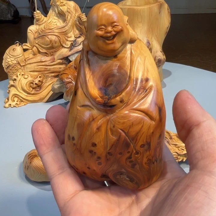 柏木（崖柏）根雕工艺摆件