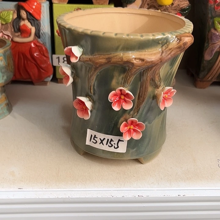 粗陶材质多肉花盆