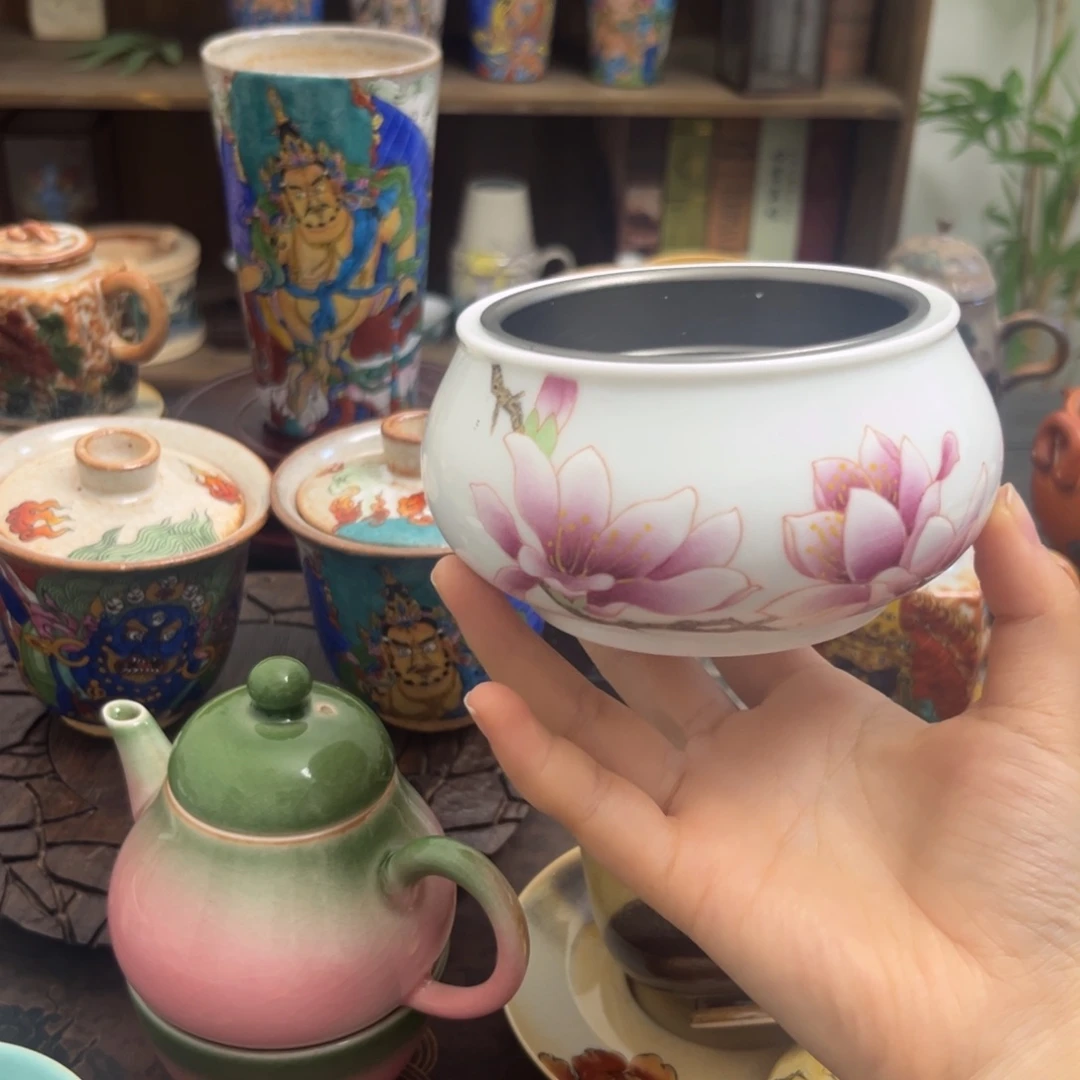 景德镇手工手绘制作茶具