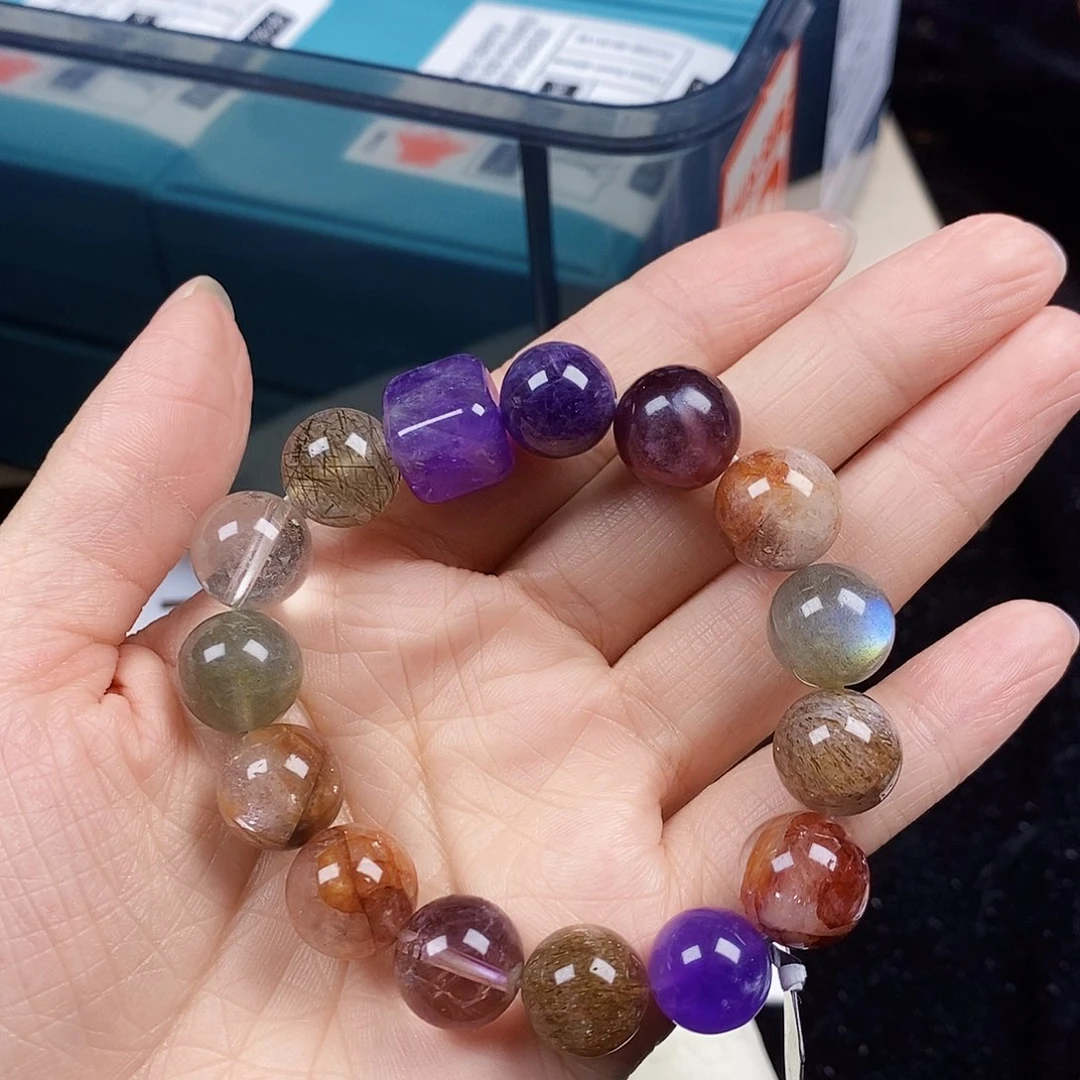 水晶手链银S925镶嵌