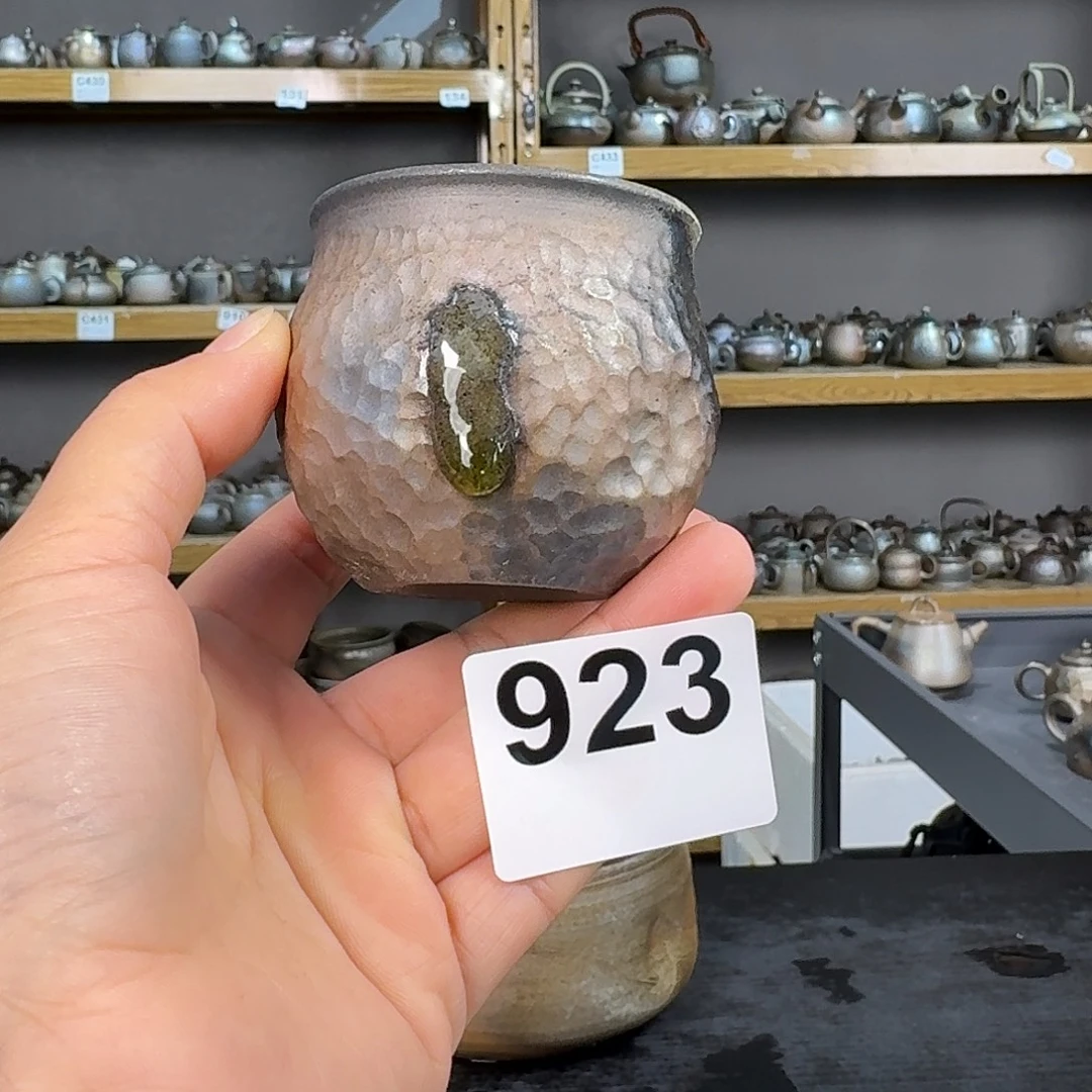 坭兴陶柴烧全手工原矿泥料杯70毫升