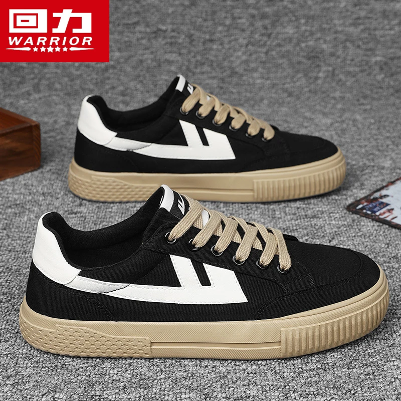 回力男鞋2025新款夏季休闲运动低帮经典帆布鞋子学生百搭德训板鞋