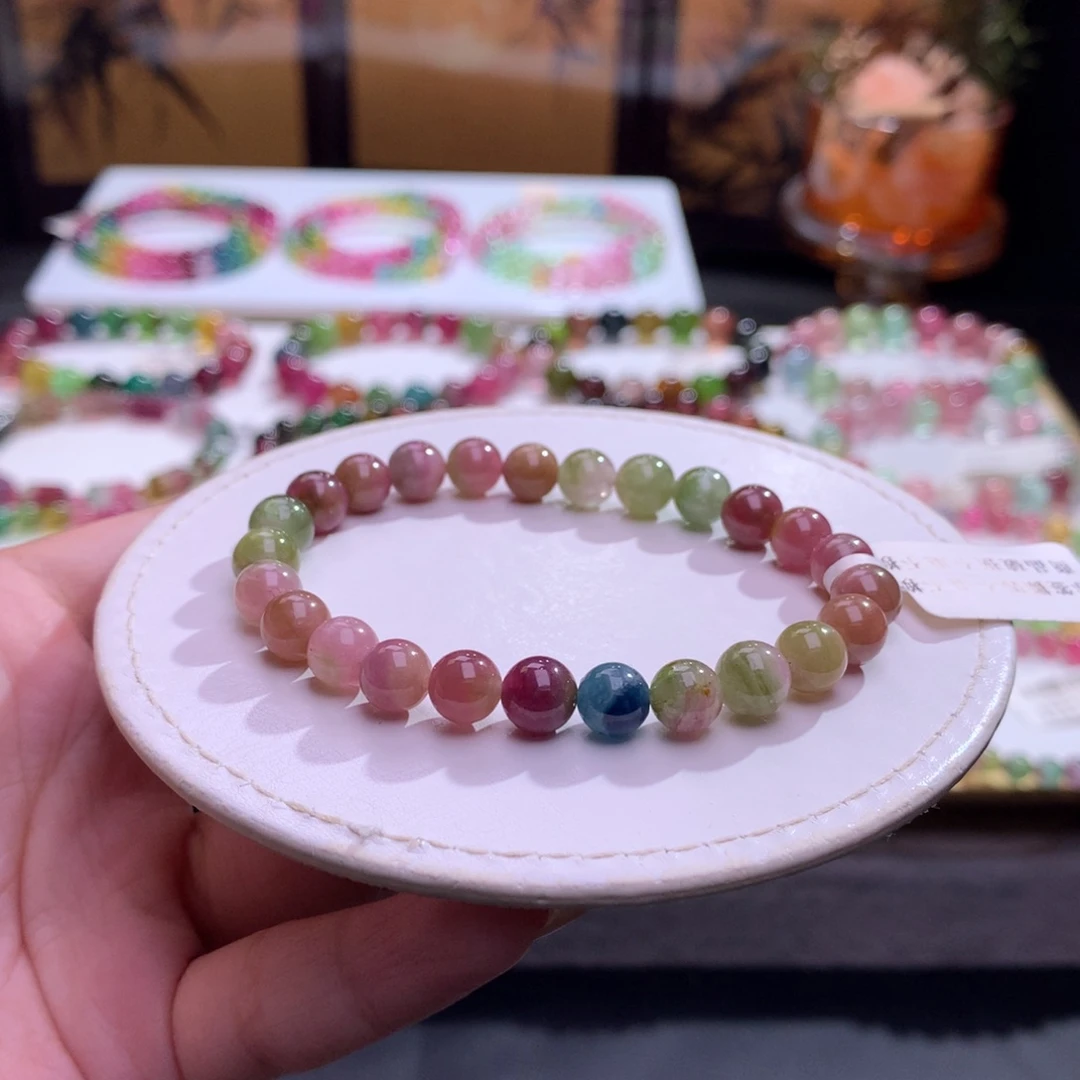 未镶嵌手链碧玺不退换