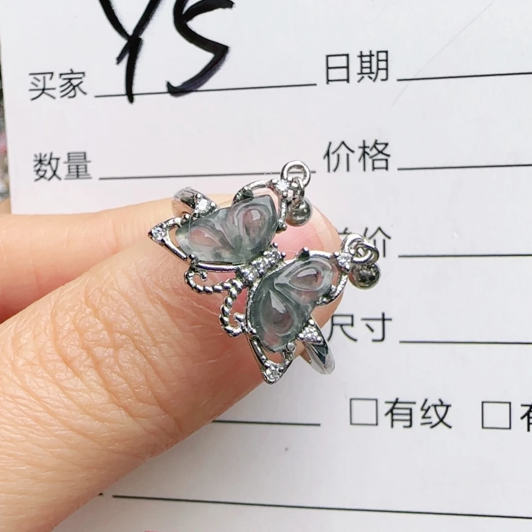 银S925镶嵌手链翡翠