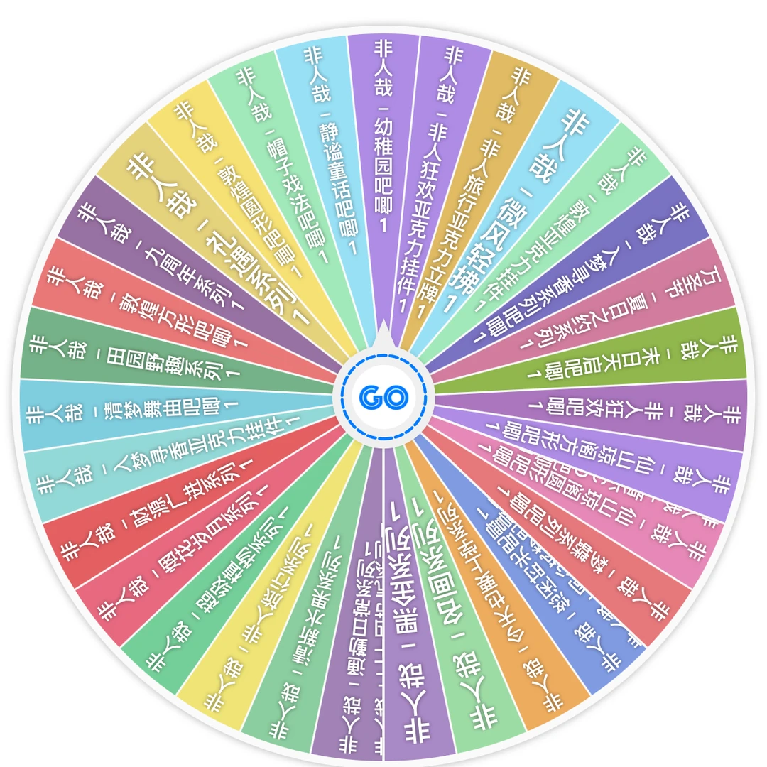 非人哉-大转盘徽章吧唧亚克力挂件系列-直播代拆