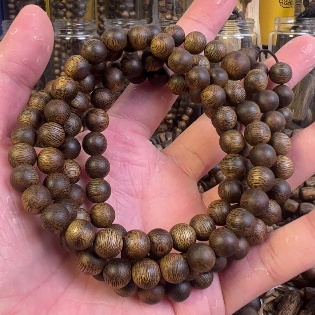 ༺***༻沉香手串张勺子手串26+