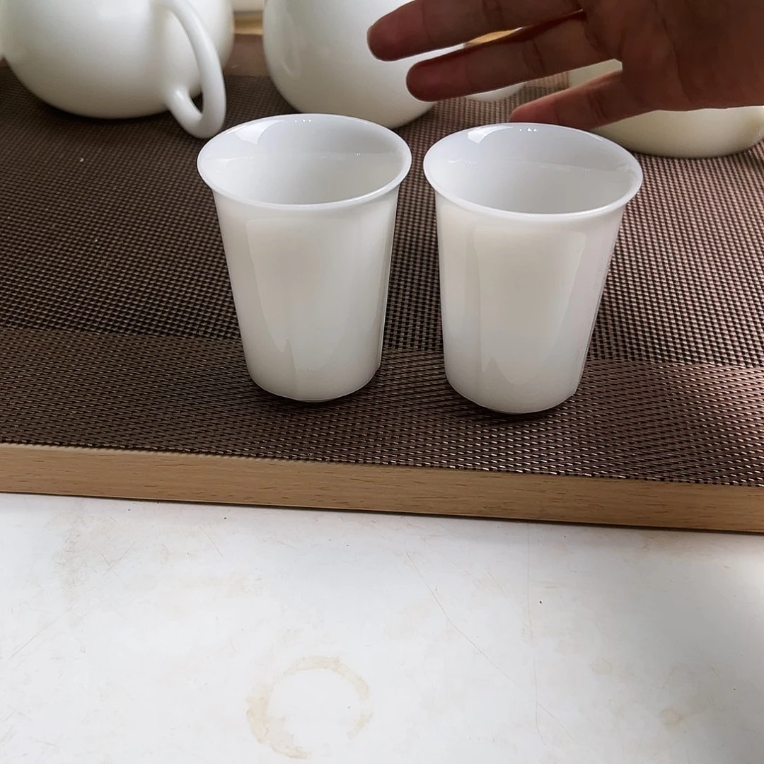 瓷片璞玉瓷客杯65cc2个