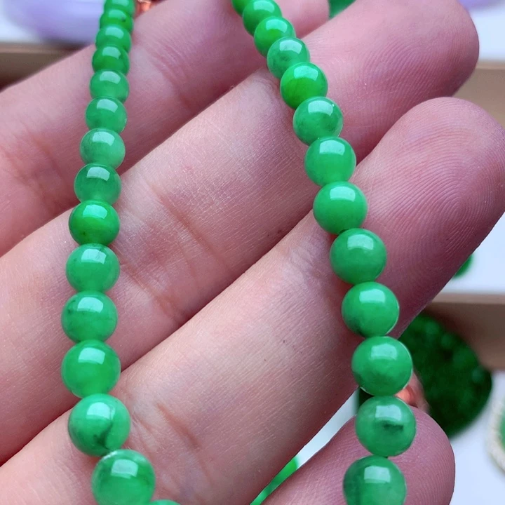 翡翠未镶嵌手链手串