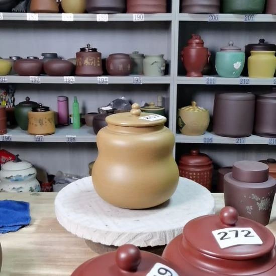 紫砂茶叶罐一斤装吸力罐全手工处理不退不换257