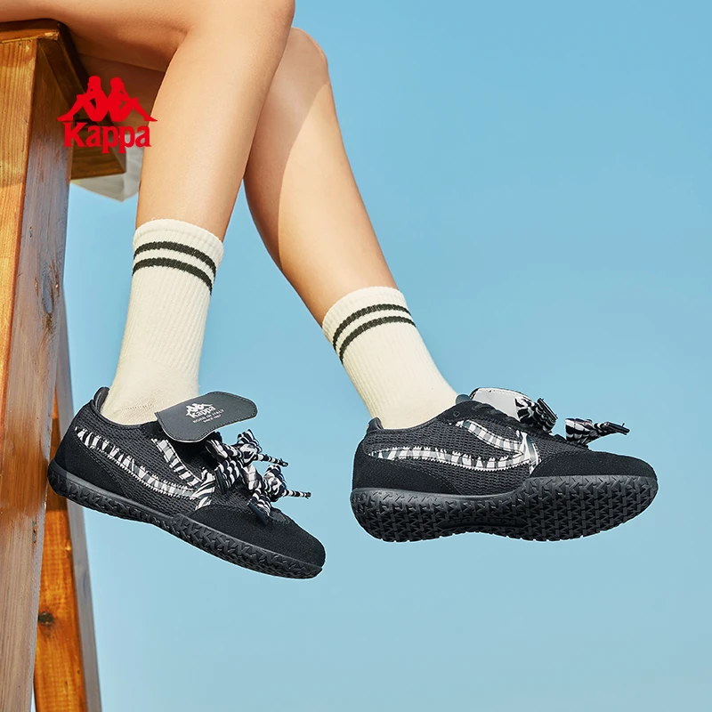 Kappa卡帕女款Kite风筝系列时尚百搭软底运动休闲鞋子K0F25BB42CJ