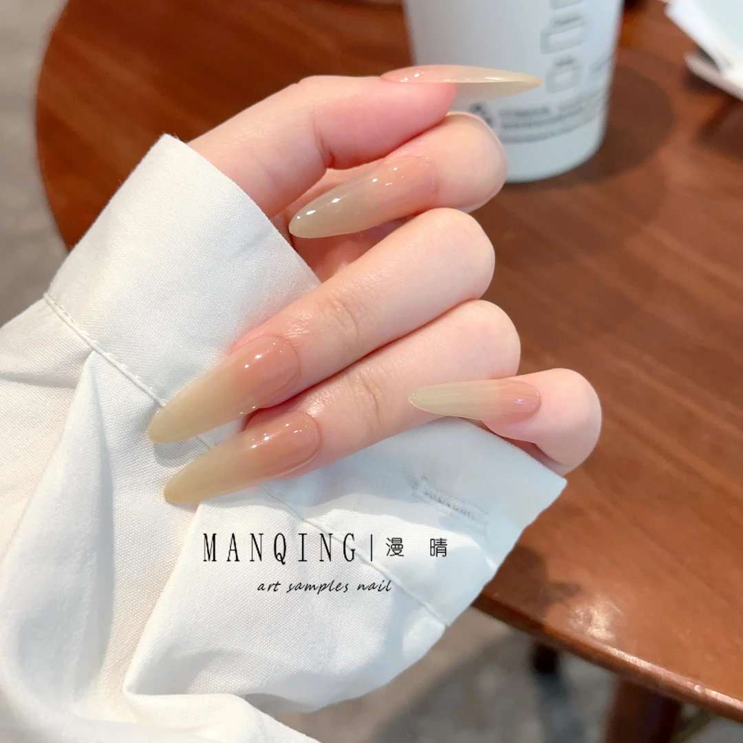 【嬛嬛33】裸色显白国风美甲高颜值百搭轻奢纯手工穿戴甲美甲贴片甲