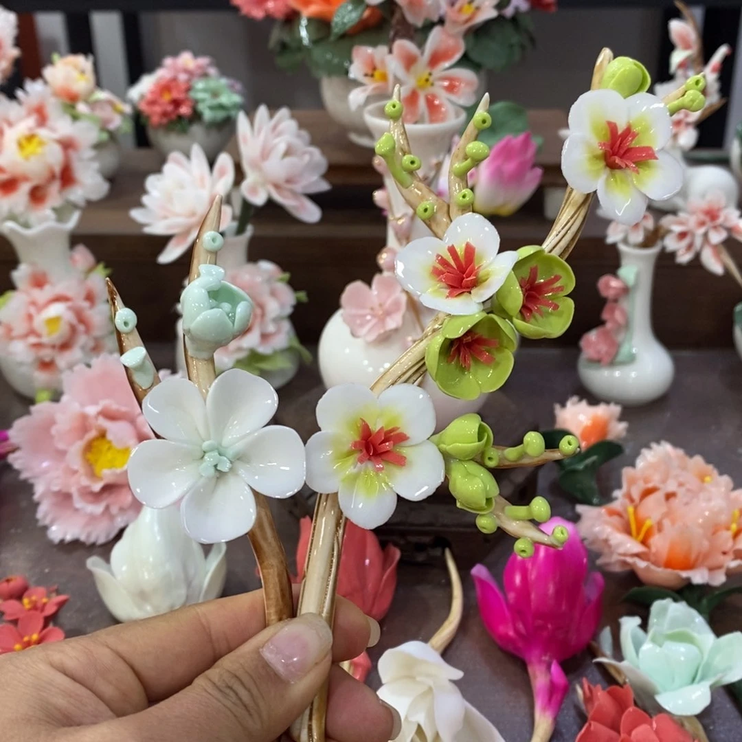 瓷片陶瓷工艺品摆件