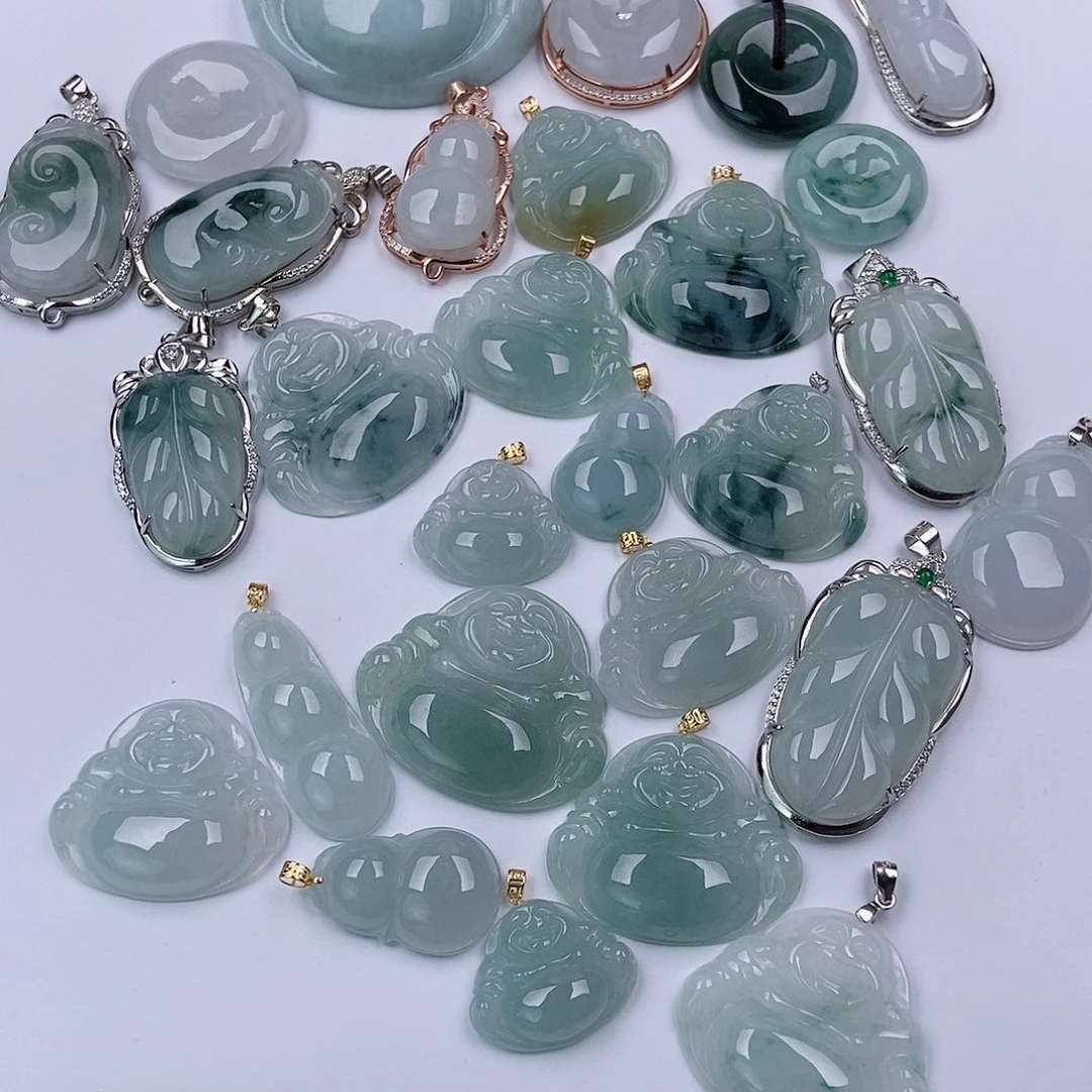 翡翠未镶嵌颈饰翡翠