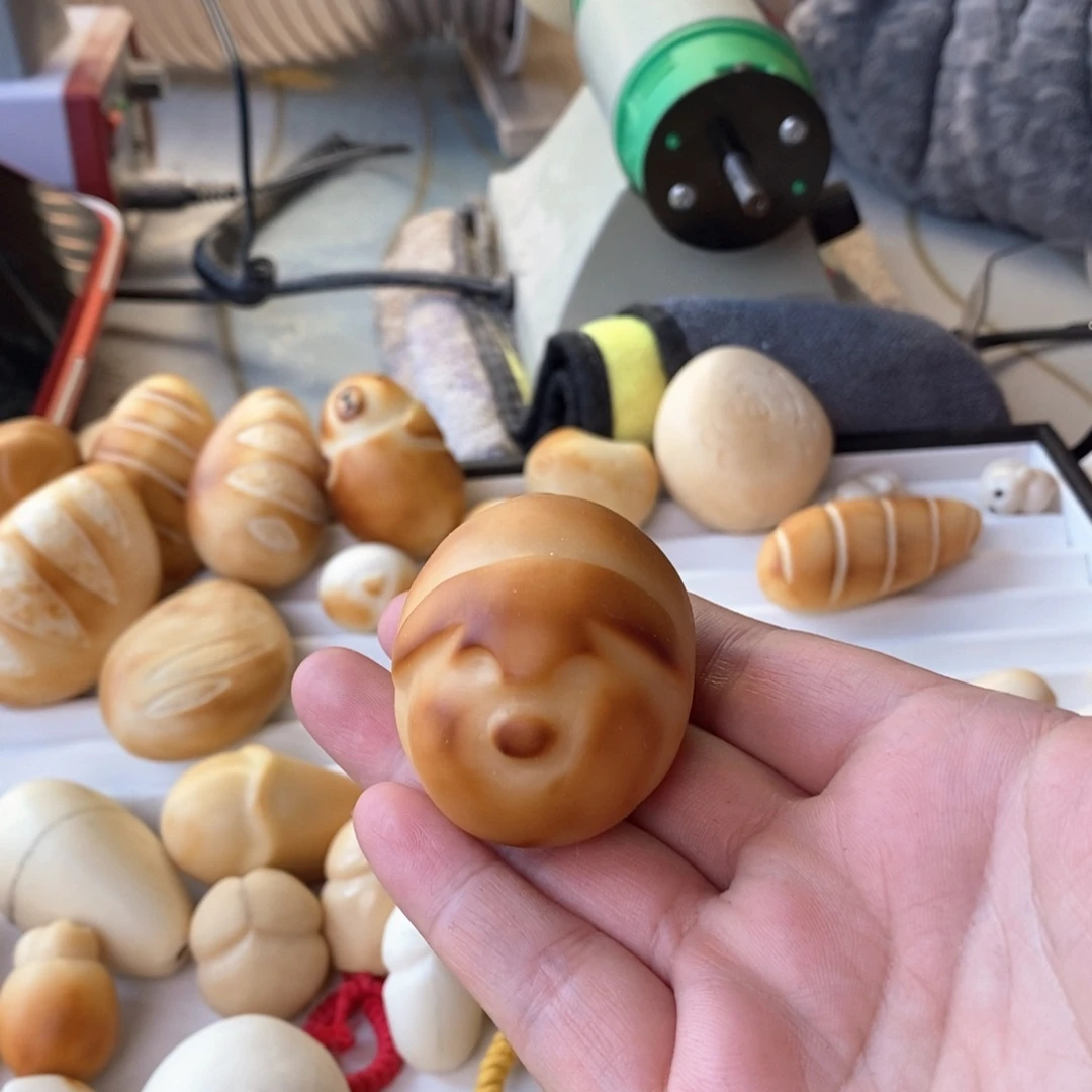 菩提根/象牙果把件小**白象牙果定制