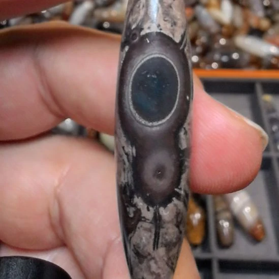 玛瑙/玉髓裸珠_ HEIMORI 天然天珠