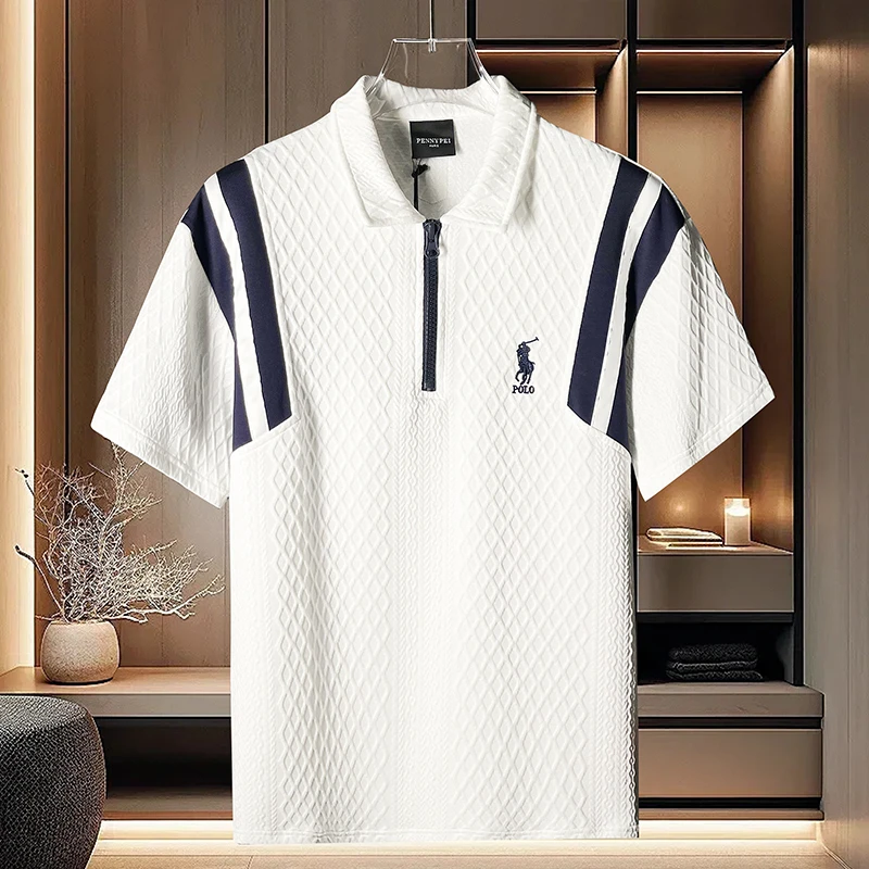 【Polo-T】夏季新品轻奢时尚短袖男女同款--P2013