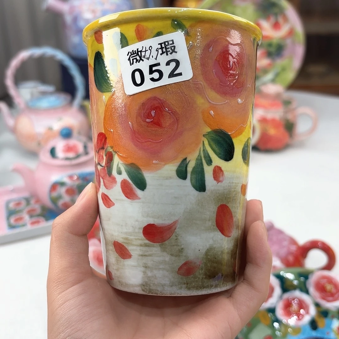 景德镇手绘高温釉下彩陶瓷茶具