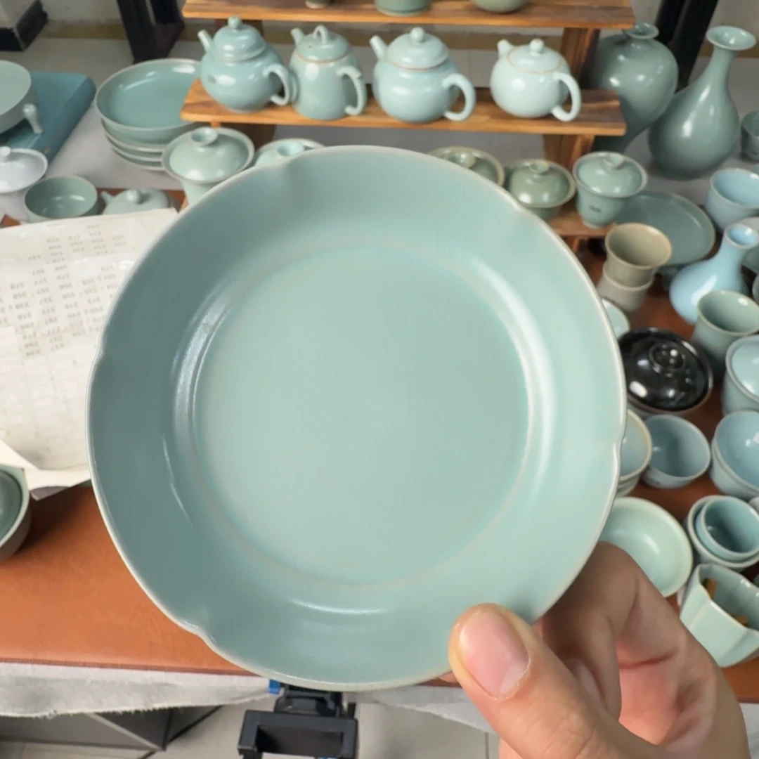 s***l陶摆件微瑕溃口洗