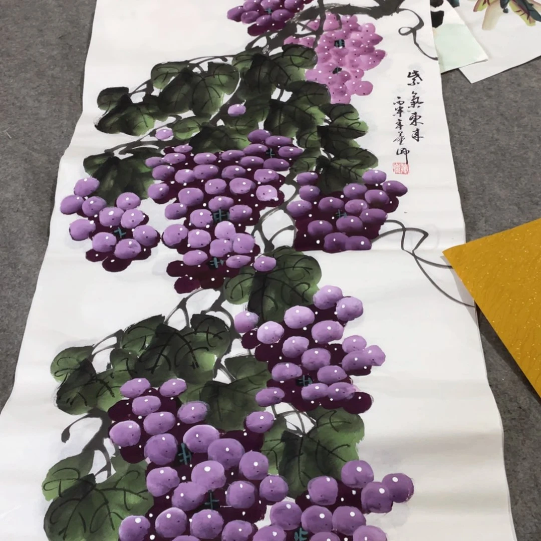 国画国画作品画心一张