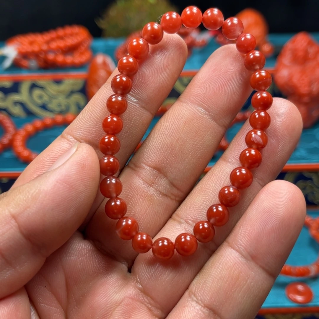 南红玛瑙未镶嵌单圈