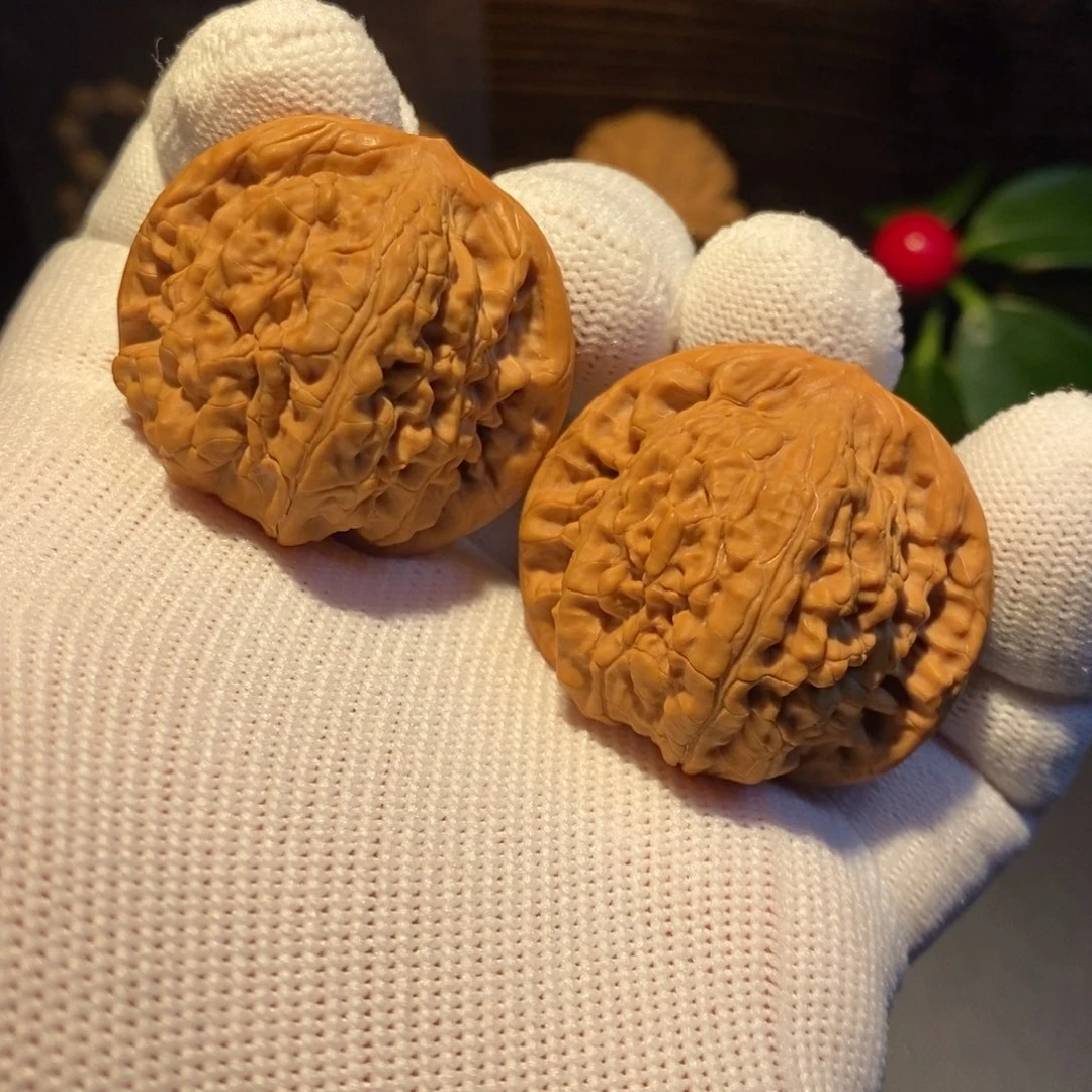 文玩核桃把件A283望月36.5