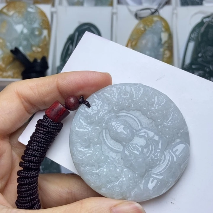 翡翠未镶嵌挂件翡翠