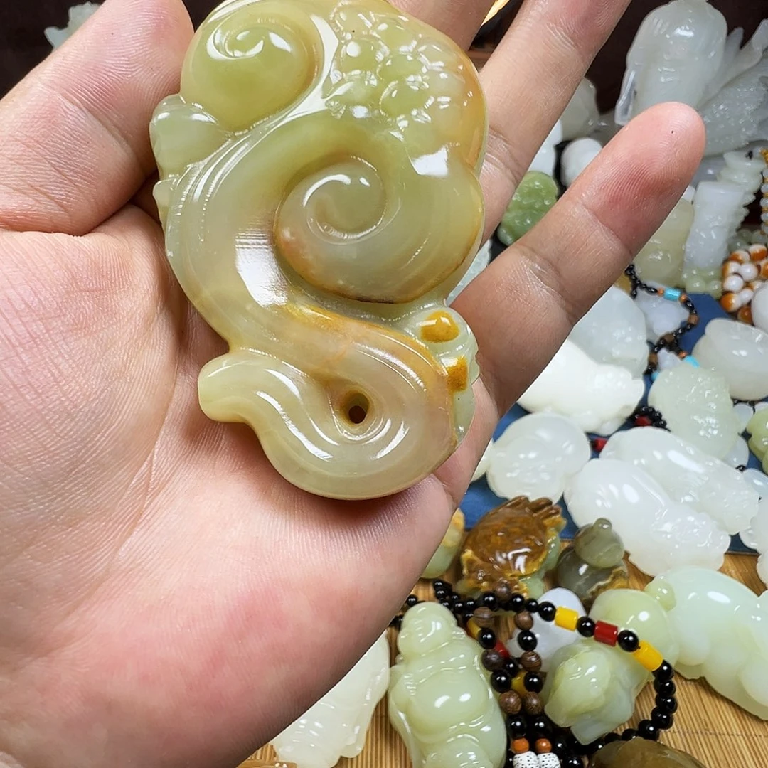 石材是****?手工雕刻如意手把