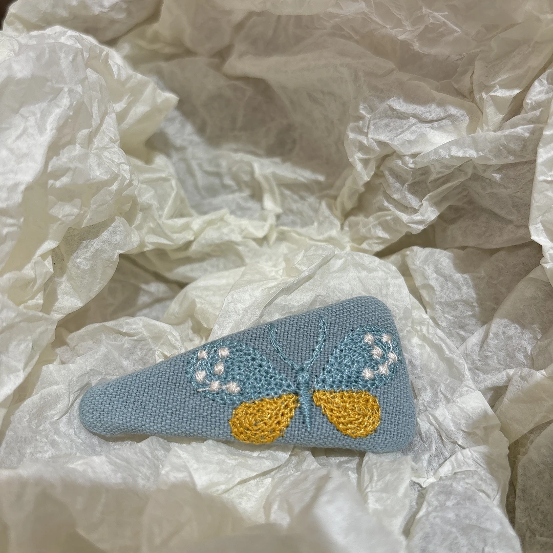 百搭针织蝴蝶发夹Y619