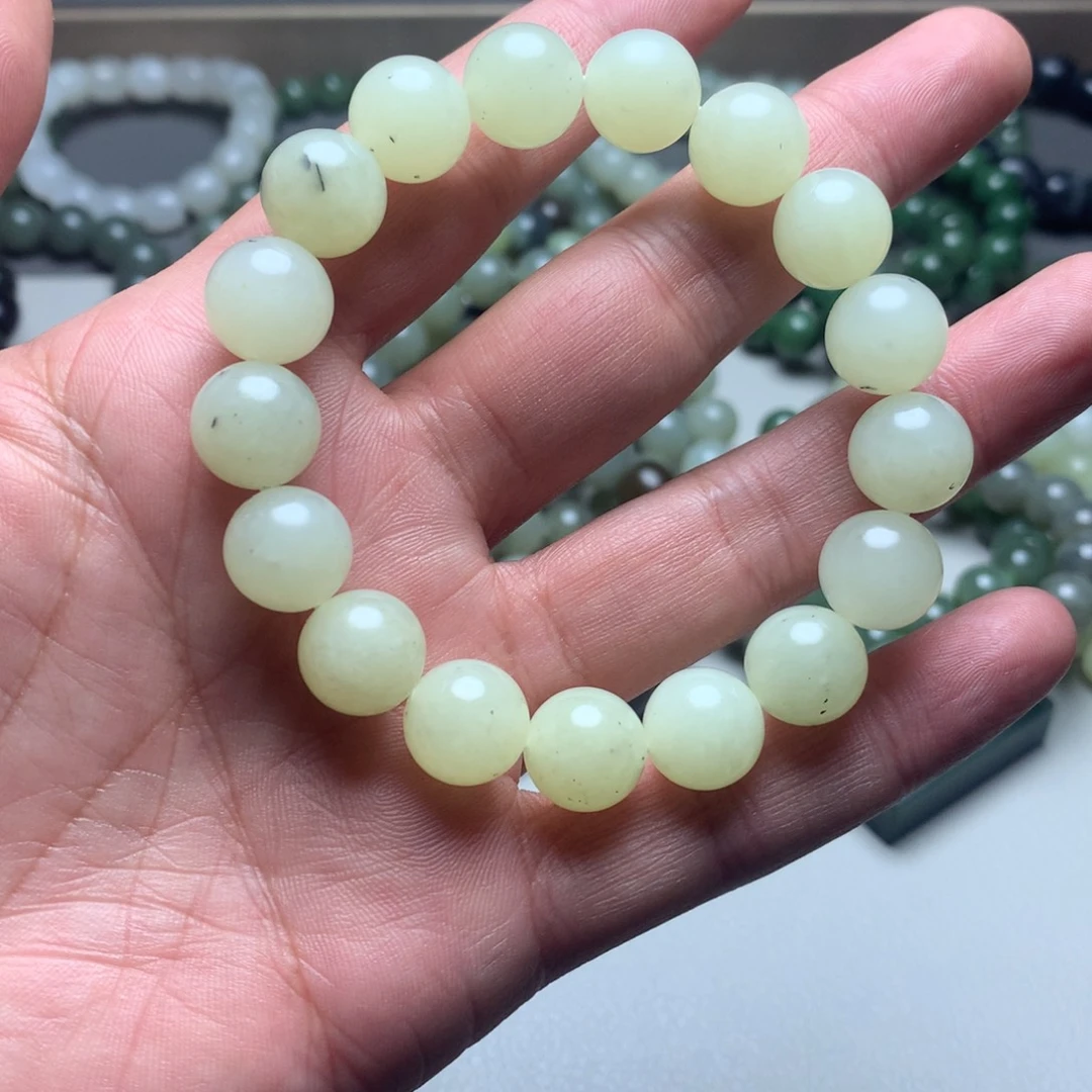 和田玉未镶嵌手链新疆胡杨林