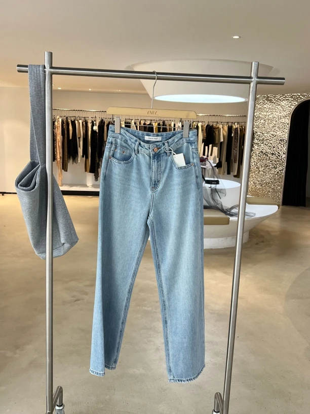 YMY设计师新款春装牛仔裤