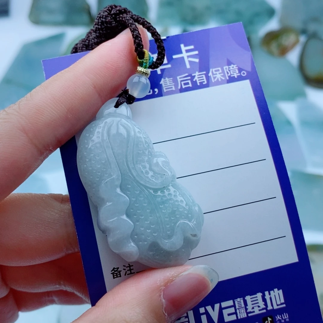 翡翠未镶嵌挂件天然缅甸翡翠A货