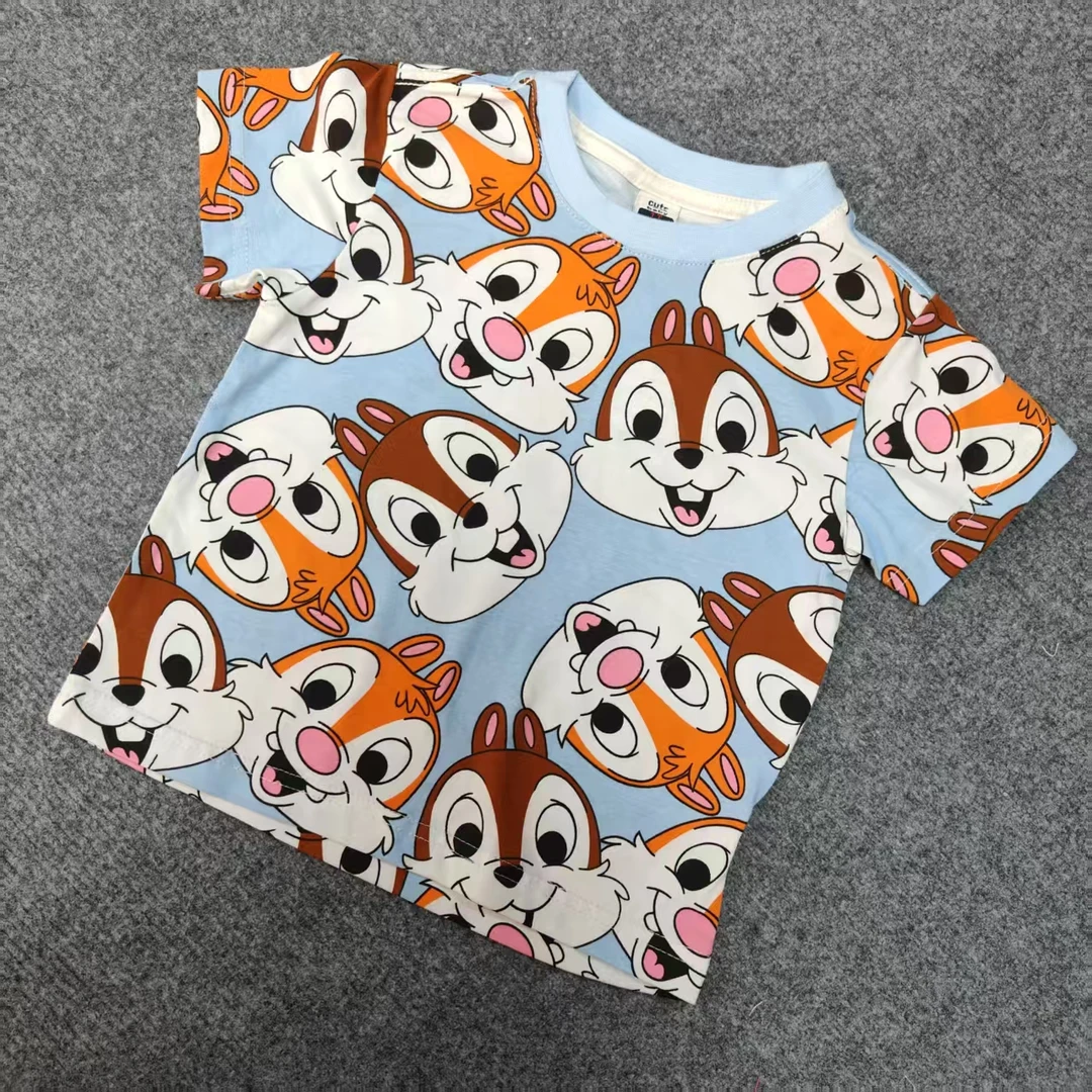 【腾鸡哥靓衫优选】儿童夏季短袖纯棉圆领短袖T恤2025年款衣服儿童