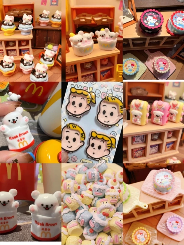 福福款链接蘑菇定制食玩不售后