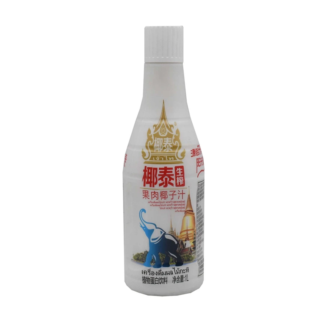 椰泰生榨果肉椰子汁1.25L