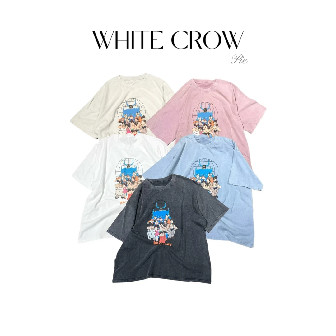 白乌鸦[铁臂小童]10076短袖体恤