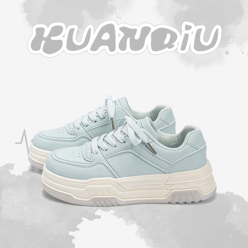 环球厚底板鞋女款2025秋季新款爆款女鞋百搭轻便复古小众鞋子女潮