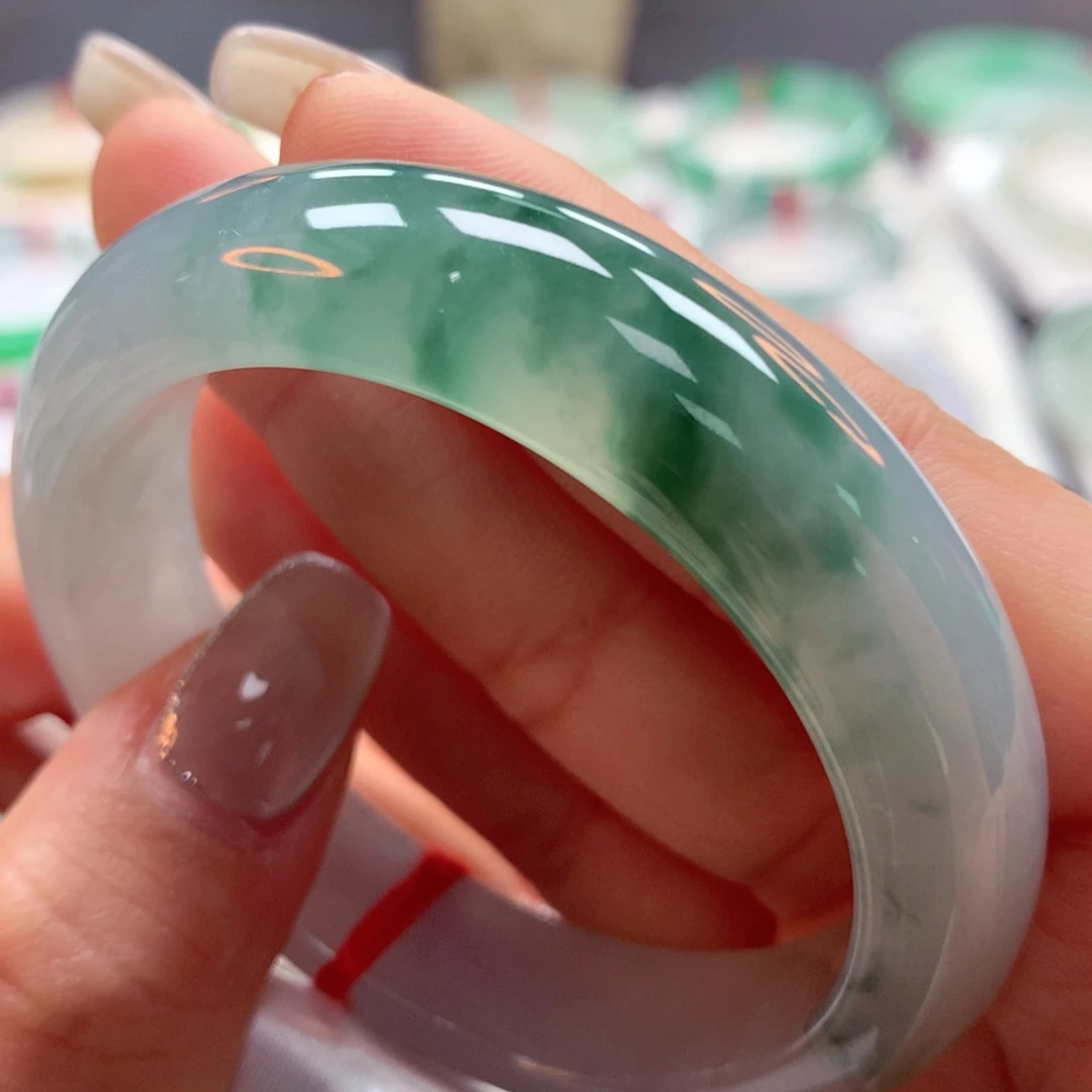 翡翠手镯未镶嵌51正23号88