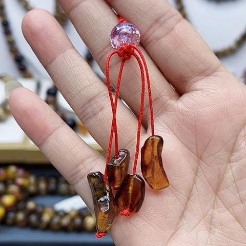 琥珀手链未镶嵌琥珀手机链