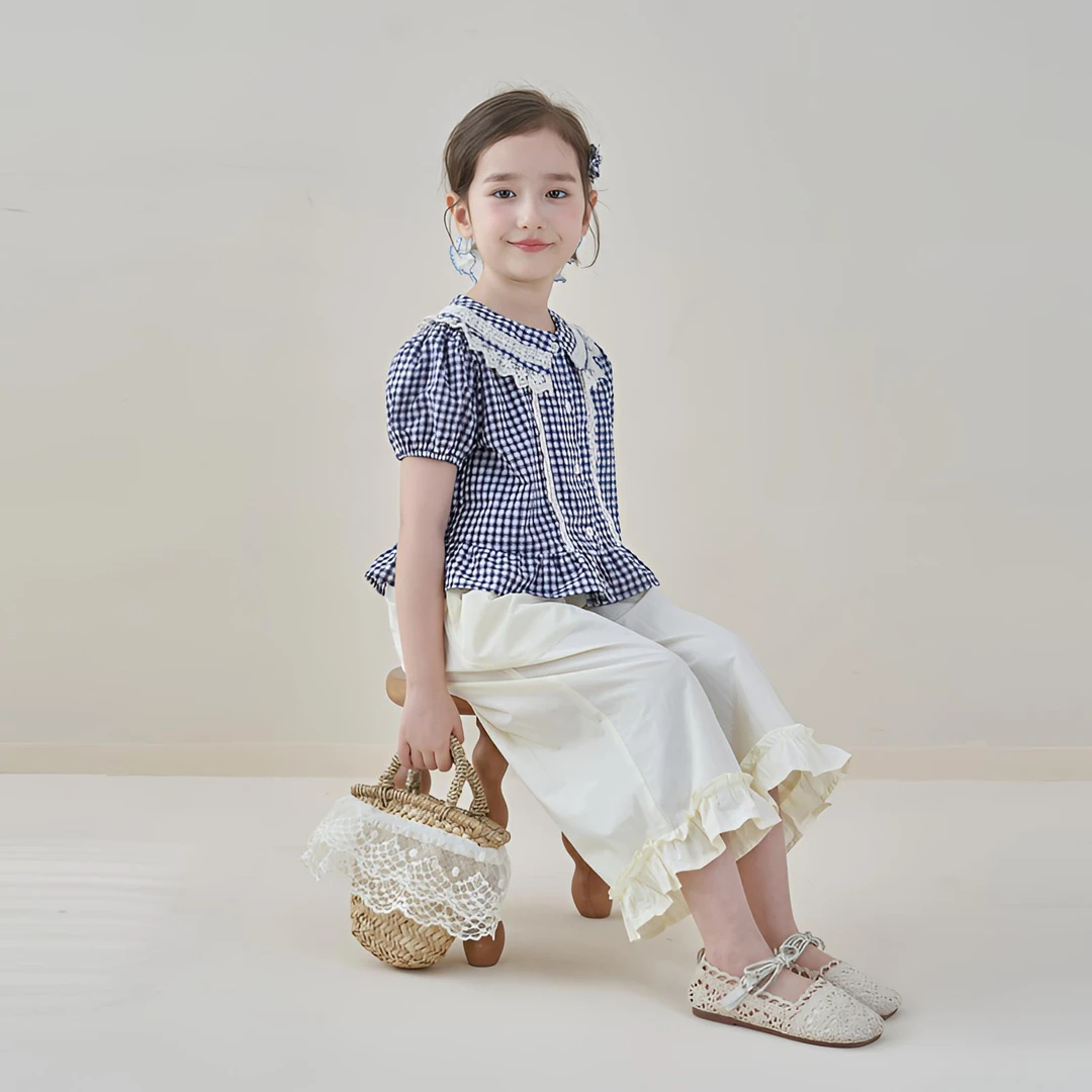【杨梅家】女童娃娃衫LF6009
