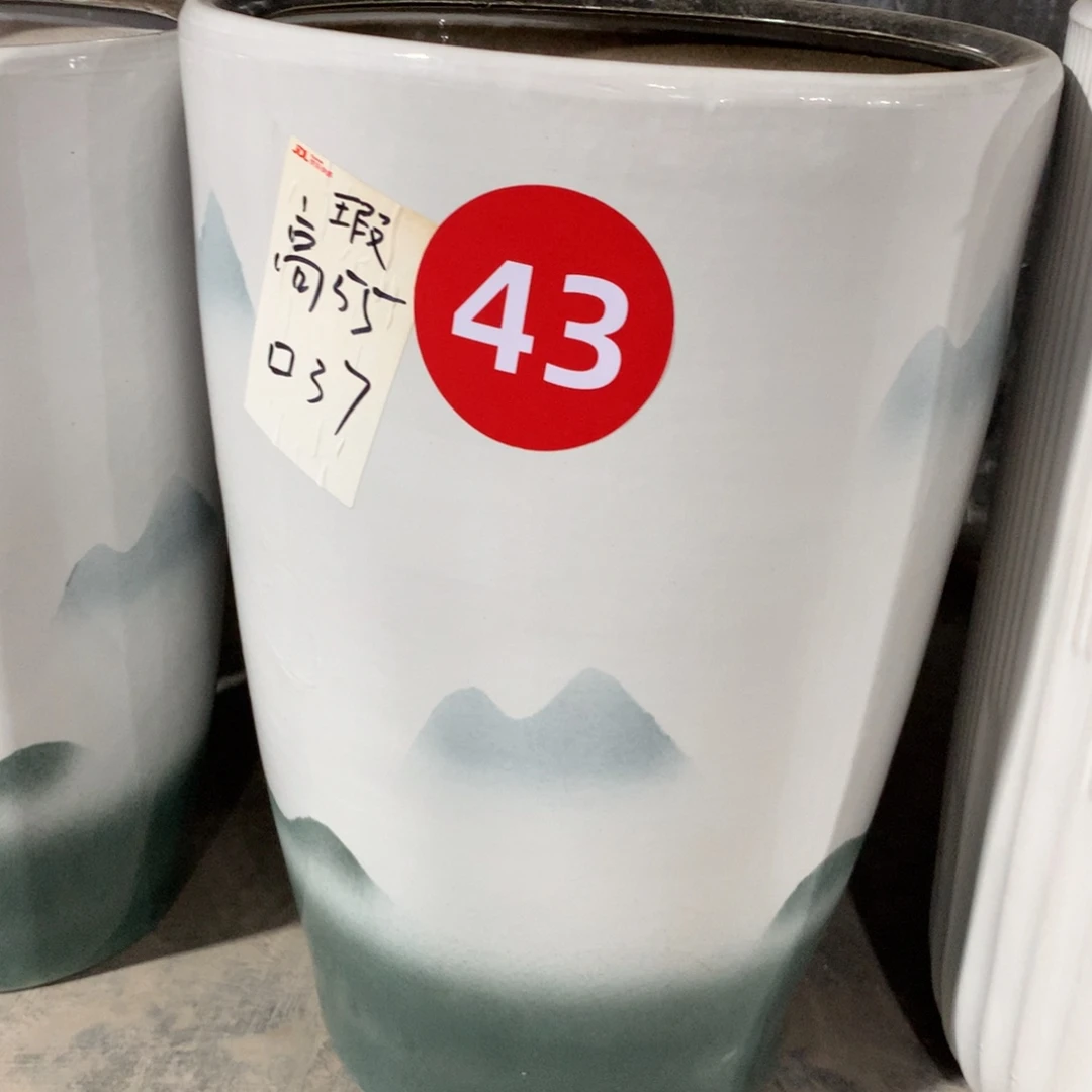 瑕疵高温陶瓷花盆