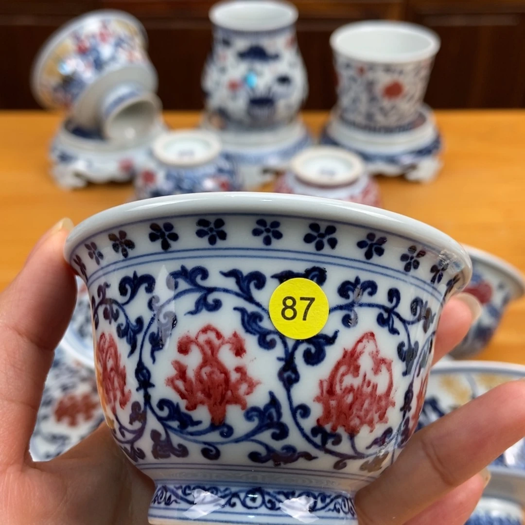 手绘现代茶具非古董