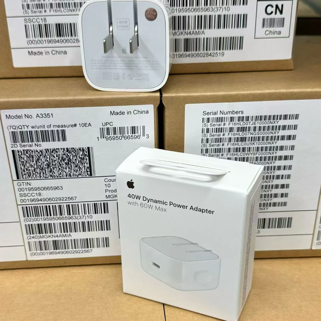 美版40W动态快充头适用苹果17系列iPad Pro 40W-峰值60W原装美版