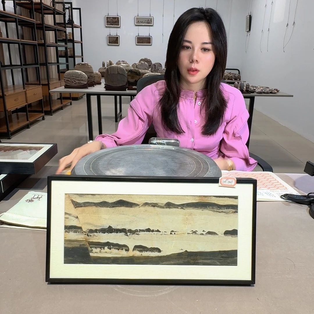 32×16 长江画面石板画