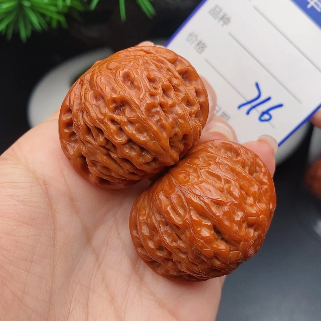 把件文玩核桃40铁锤是716