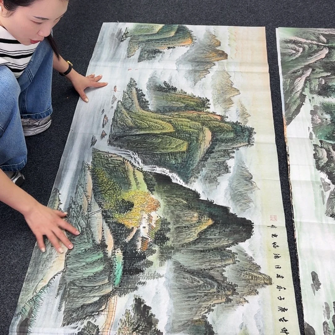 纯手绘国画作品作品
