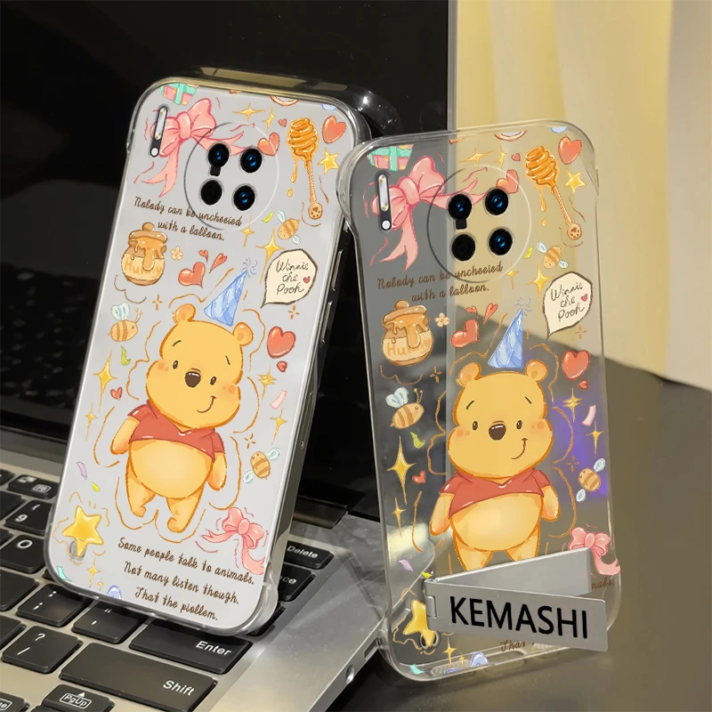 维尼小熊适用于华为MATE30手机壳新款mate30 PRO透明30无边框PC壳